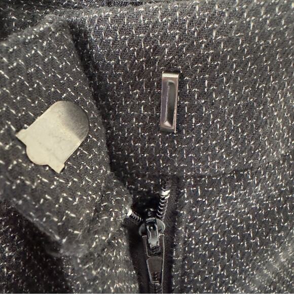 Sandro Business Casual Pants Houndstooth Work Career Office Interview hook & eye - Picture 6 of 9